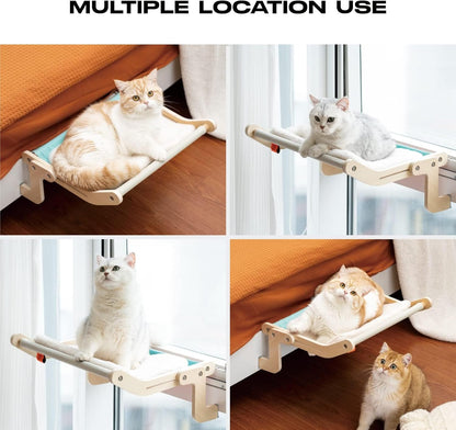 Felinoir™ Wooden Cat Window Bed