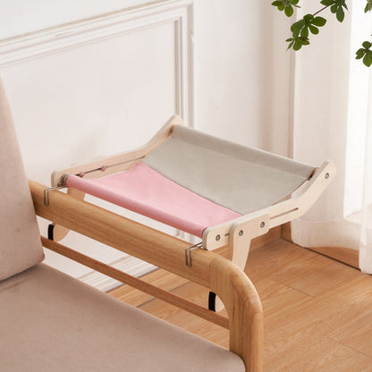 Felinoir™ Wooden Cat Window Bed