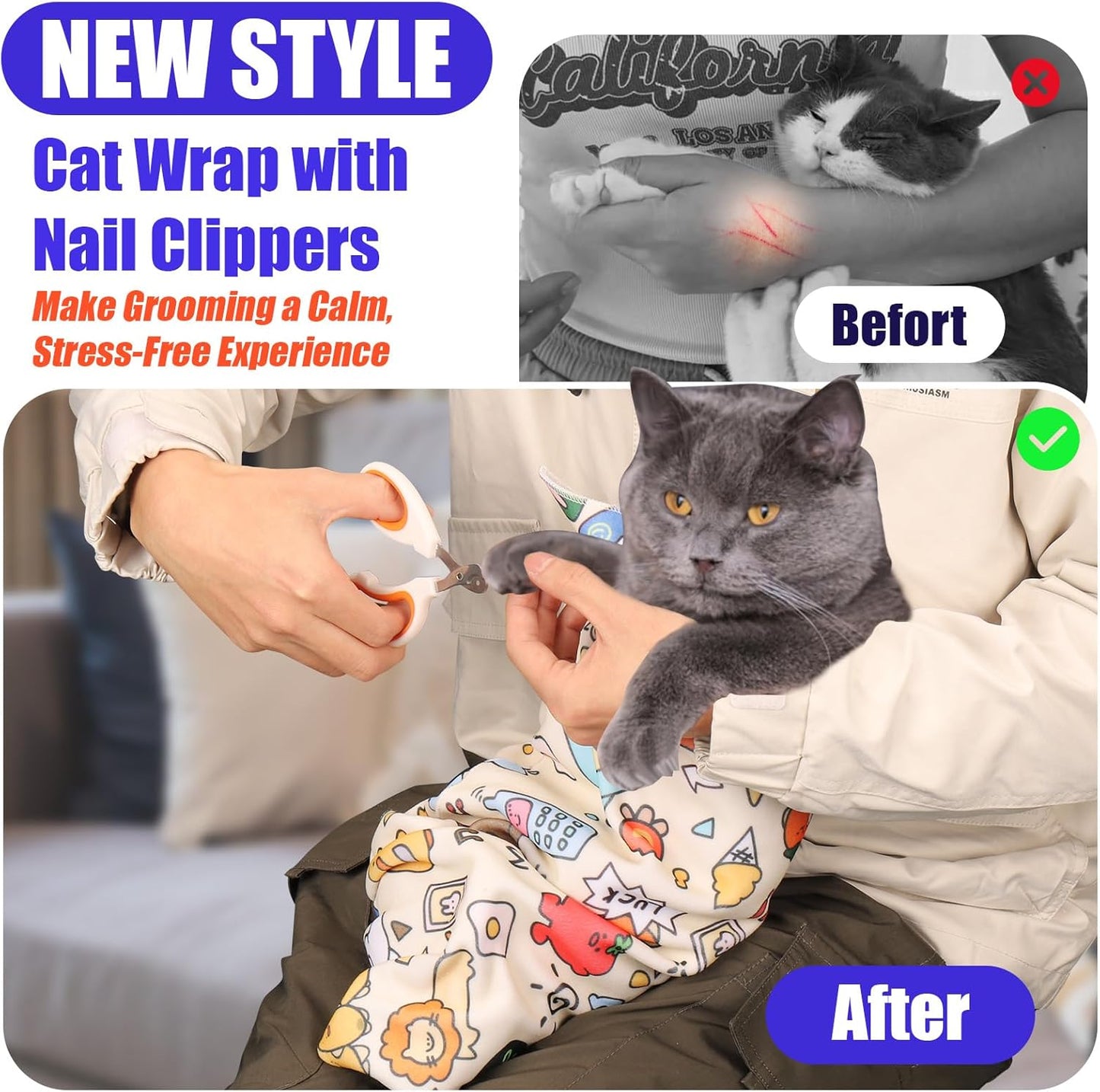 Felinoir™ Calmcare Cat Wrap