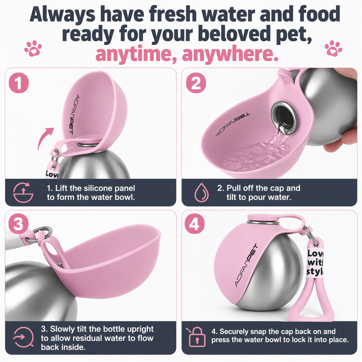 Felinoir™ Hydration Bottle for Dogs