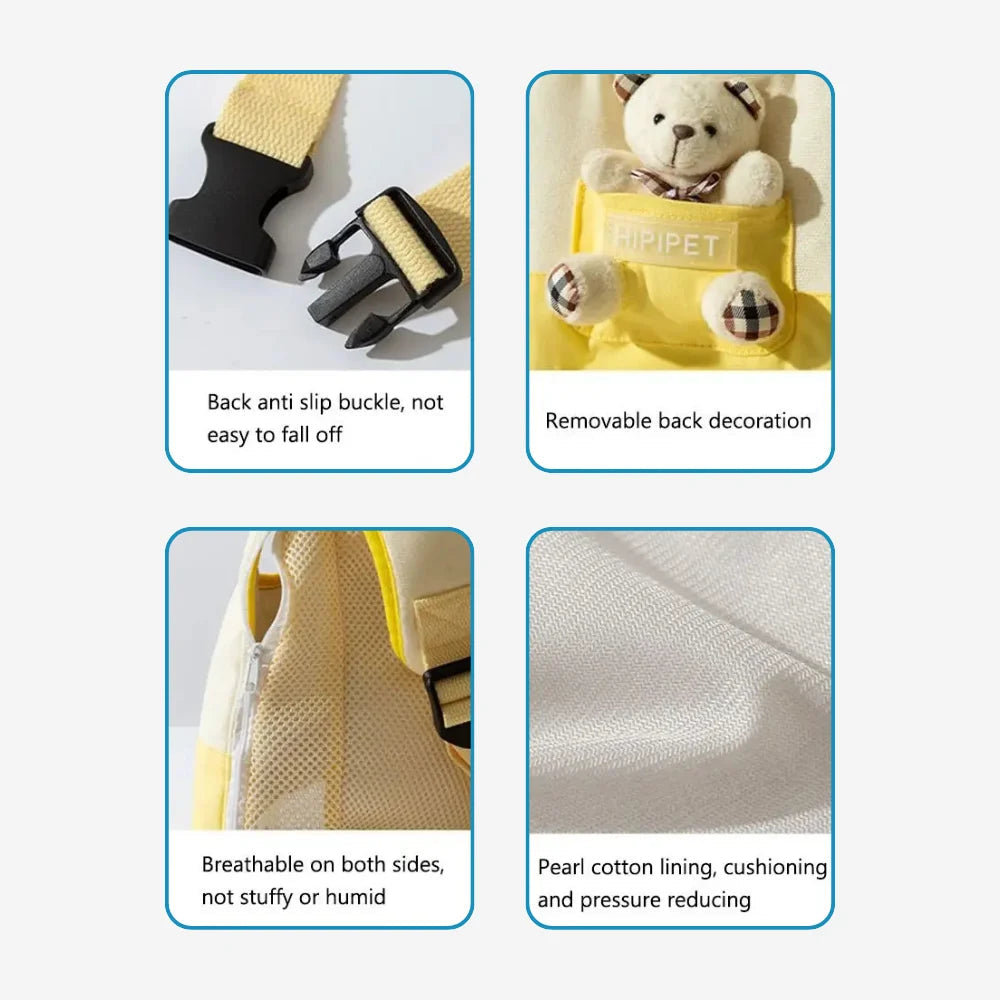 Felinoir™ PawSnug Hands-Free Pet Carrier