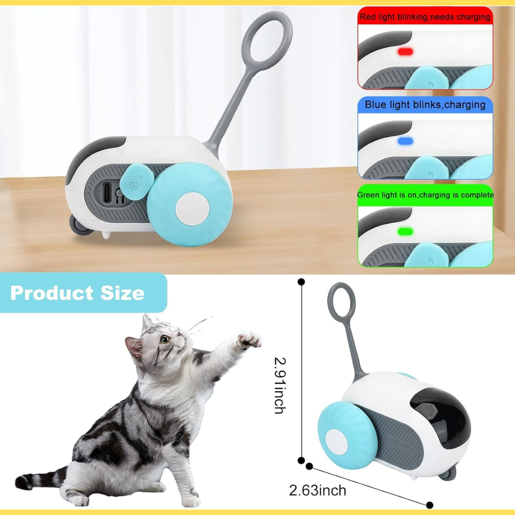 Felinoir™ Smart Electric Cat Toy Car