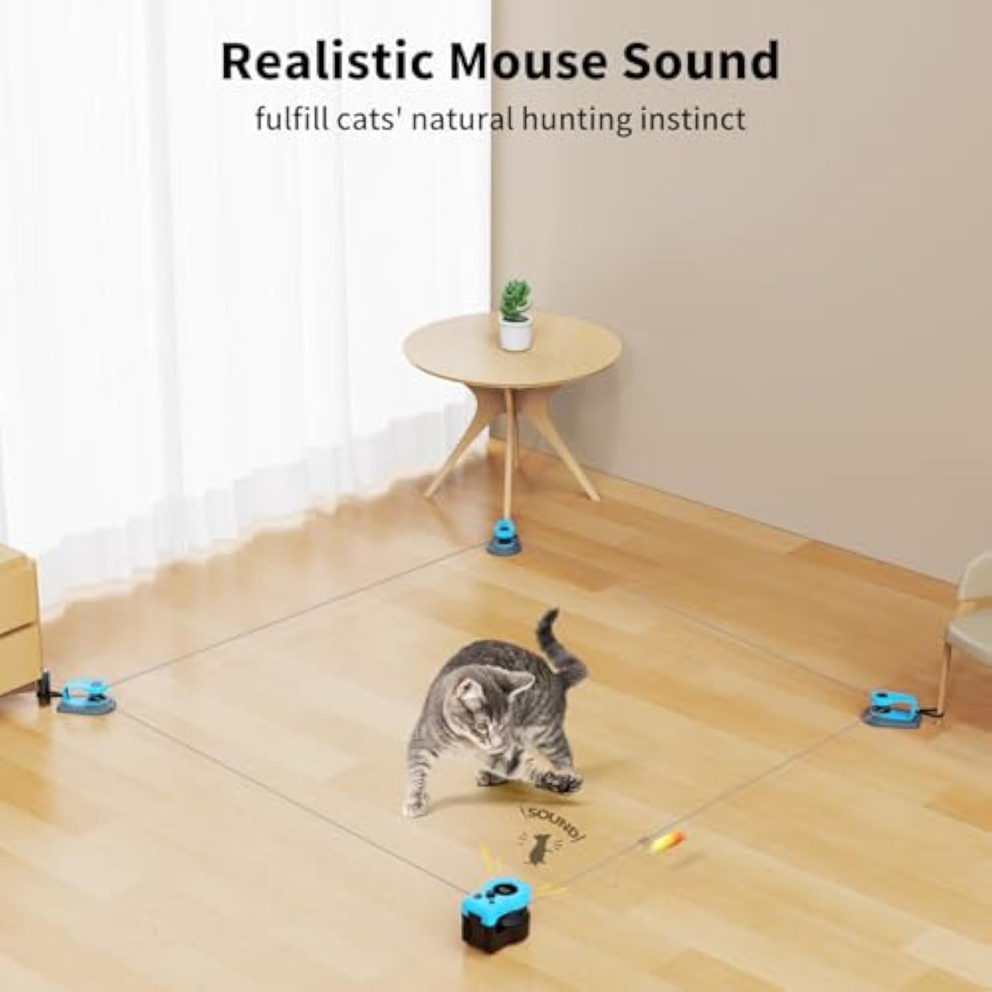 Felinoir™ HuntMaster Running Cat Toys