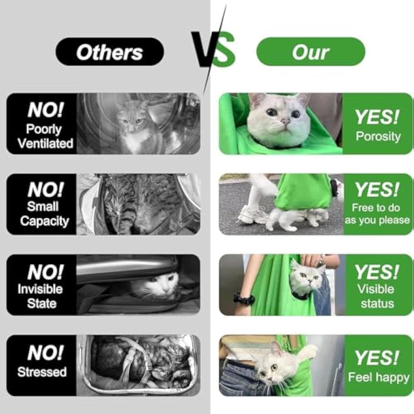 Felinoir Petmoki™ Cat Carrier Bag